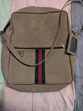Vintage Hazel Mojave Leather Taupe Bag